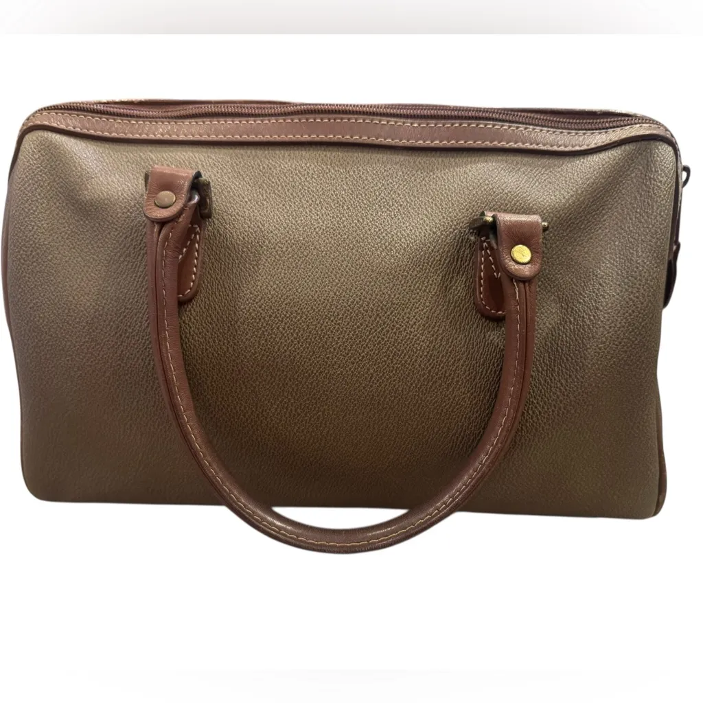 Esprit Tan and Brown Canvas Bag - Image 8