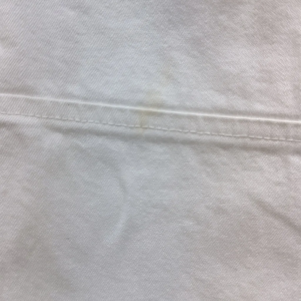 Baby Phat Y2K White Cotton Spandex Blend Denim Wide Leg Cropped Jeans Juniors 9 - Image 16