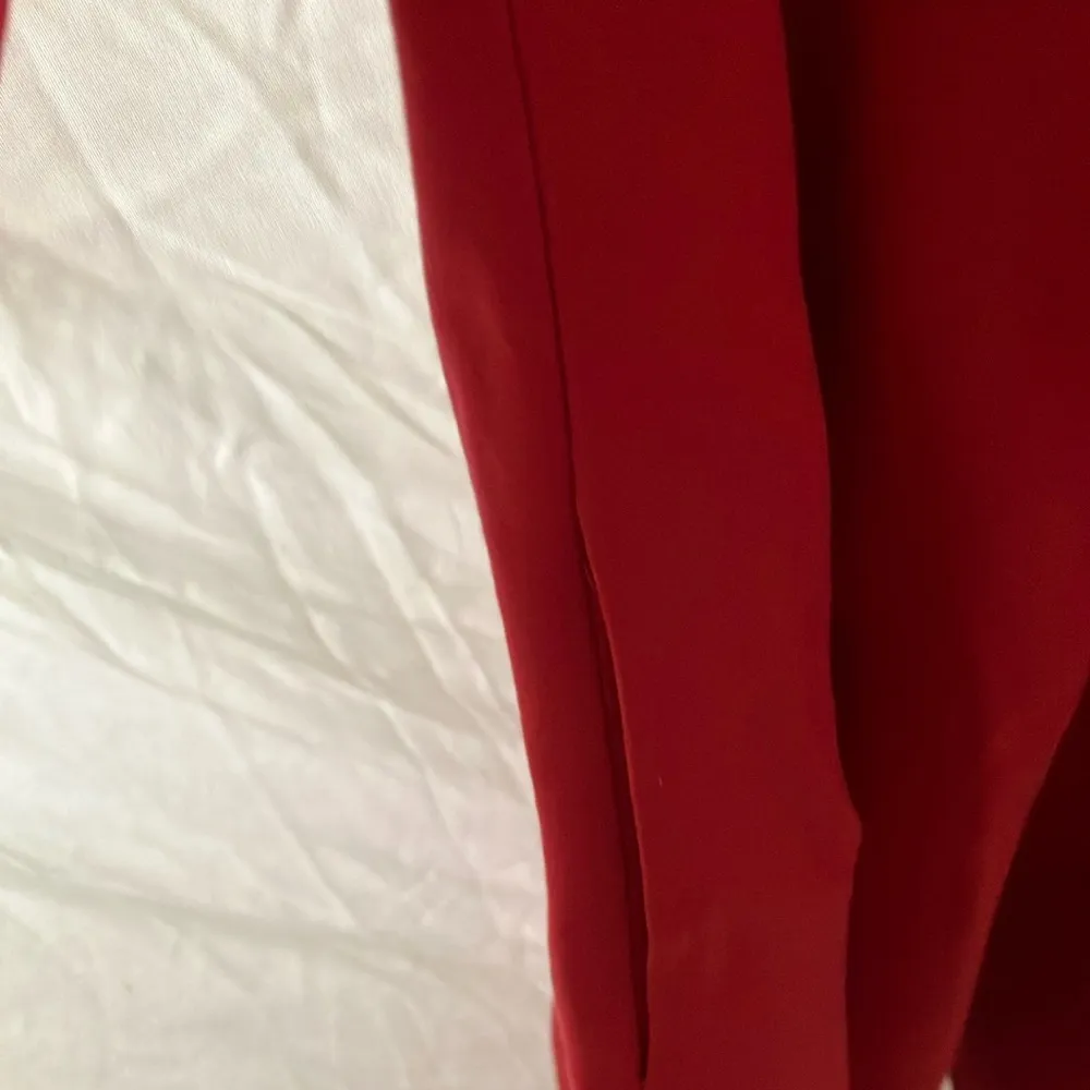 Kate Spade: Red Boat Neck Ponte Dress- pockets- fit & flare- M - Image 14