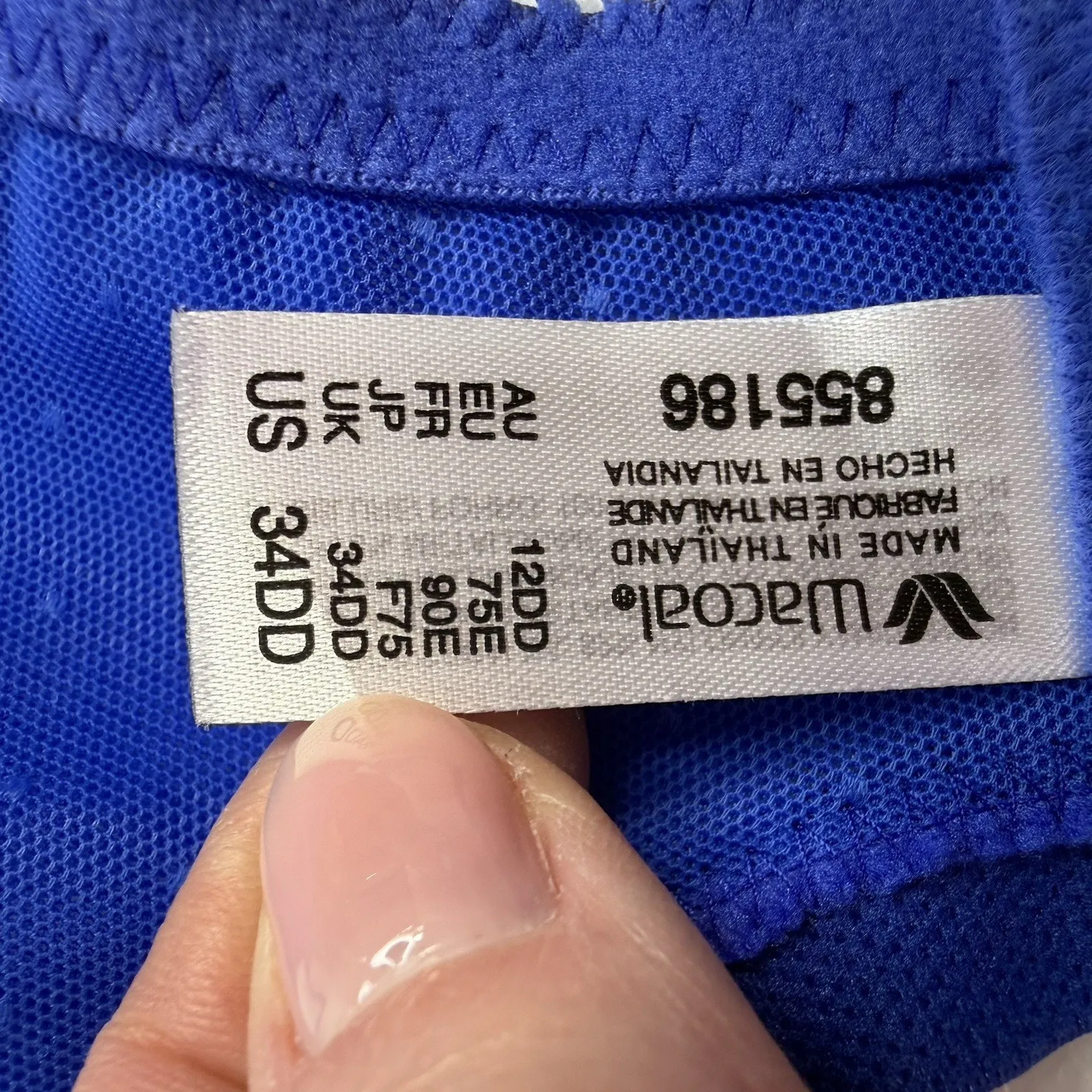 Wacoal 34DD Retro Chic Full Figure Full Coverage Underwire Bra 855186 Women's - Image 12