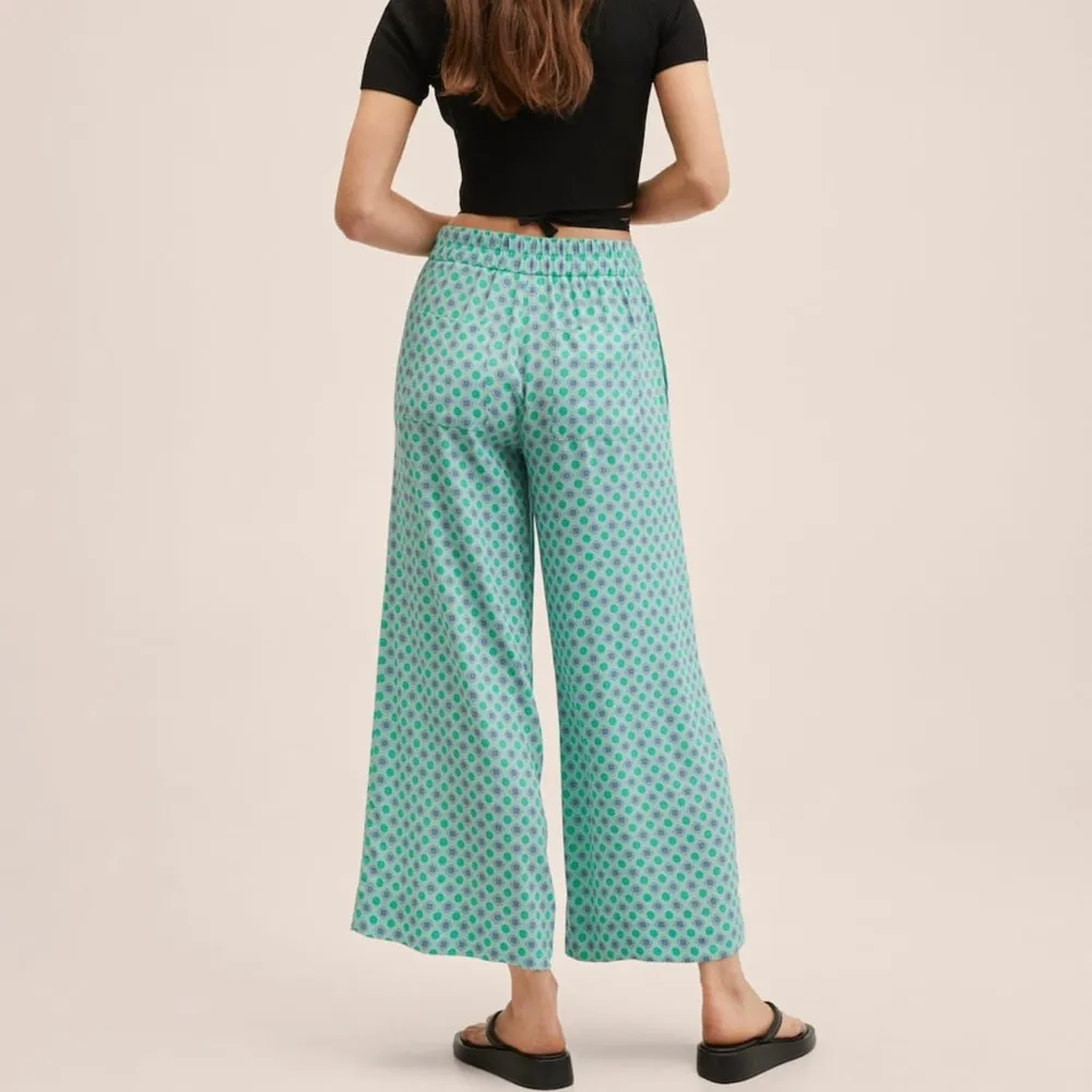 Women's Printed Culottes Trousers - Image 2