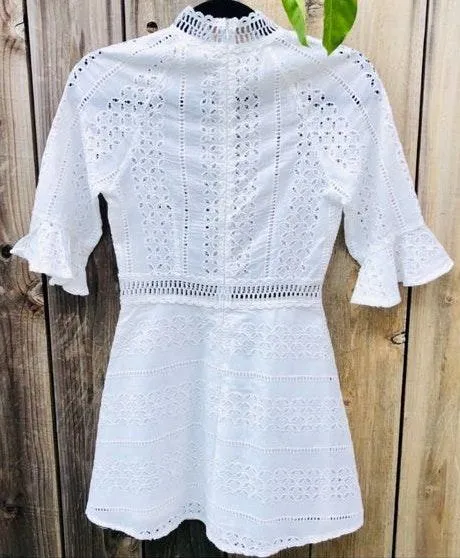 Hello Molly White Boho Dress - Image 6