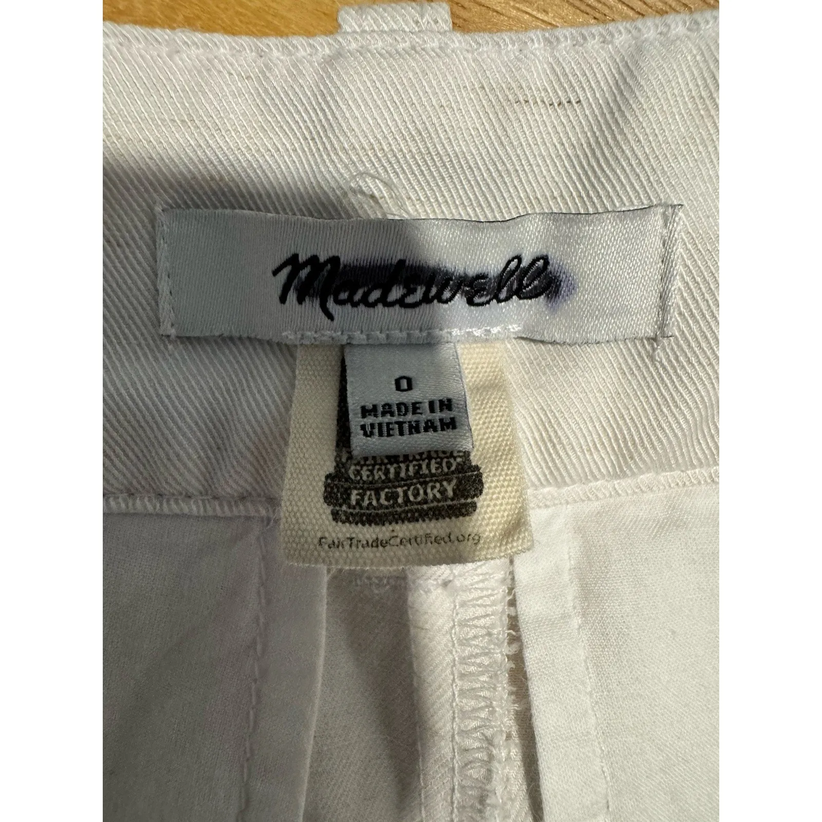 Madewell The Drapey Twill Pleated Shorts Womens Size 0 Off White Lyocell Linen - Image 11