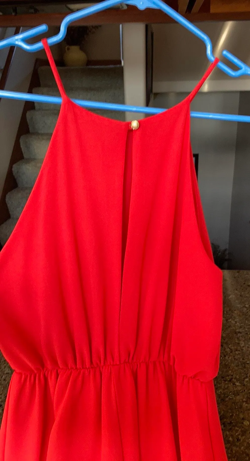Red Dress With Back Peakabo - Image 3