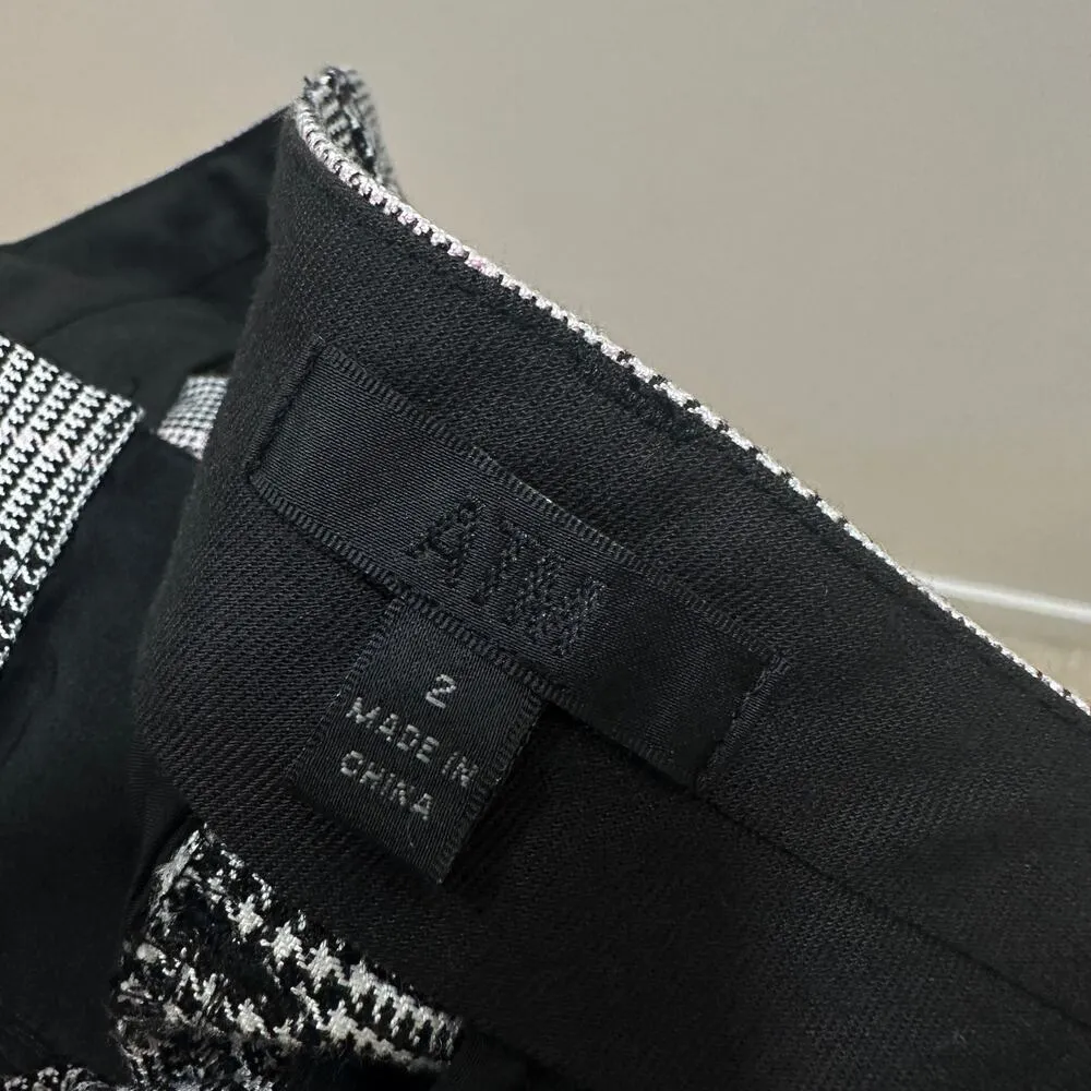 ATM Wide Leg Pants High Waist Pleated Gray Preppy Academia Office Womens US 2 - Image 10