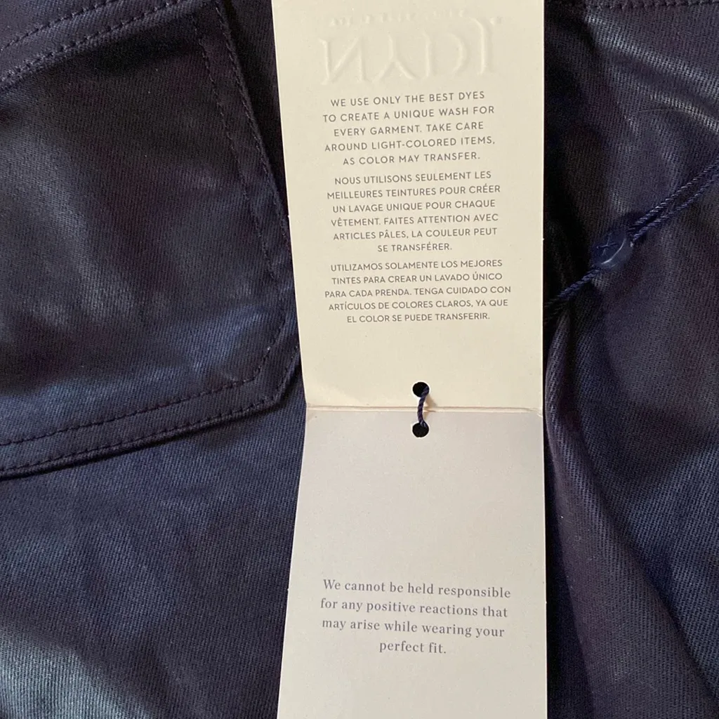 NWT🍆 NYDJ Purple Eggplant Coated Stretch Denim Jean Jacket Faux Leather, Size 0X - Image 14