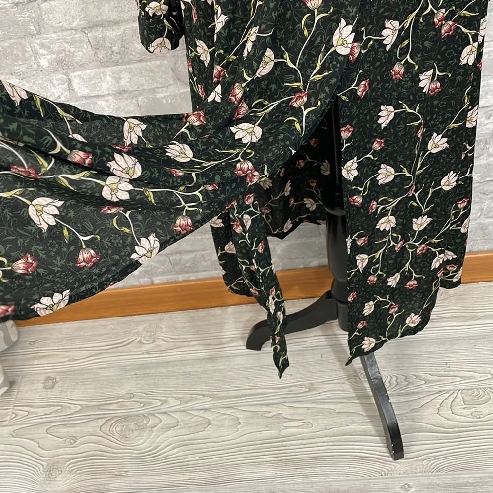 Topshop Woodland Floral Lattice Dress - Image 5