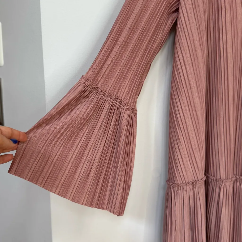 FREE PEOPLE We The Free Can’t Help It Mini Dress Rose Smoke Small - Image 6