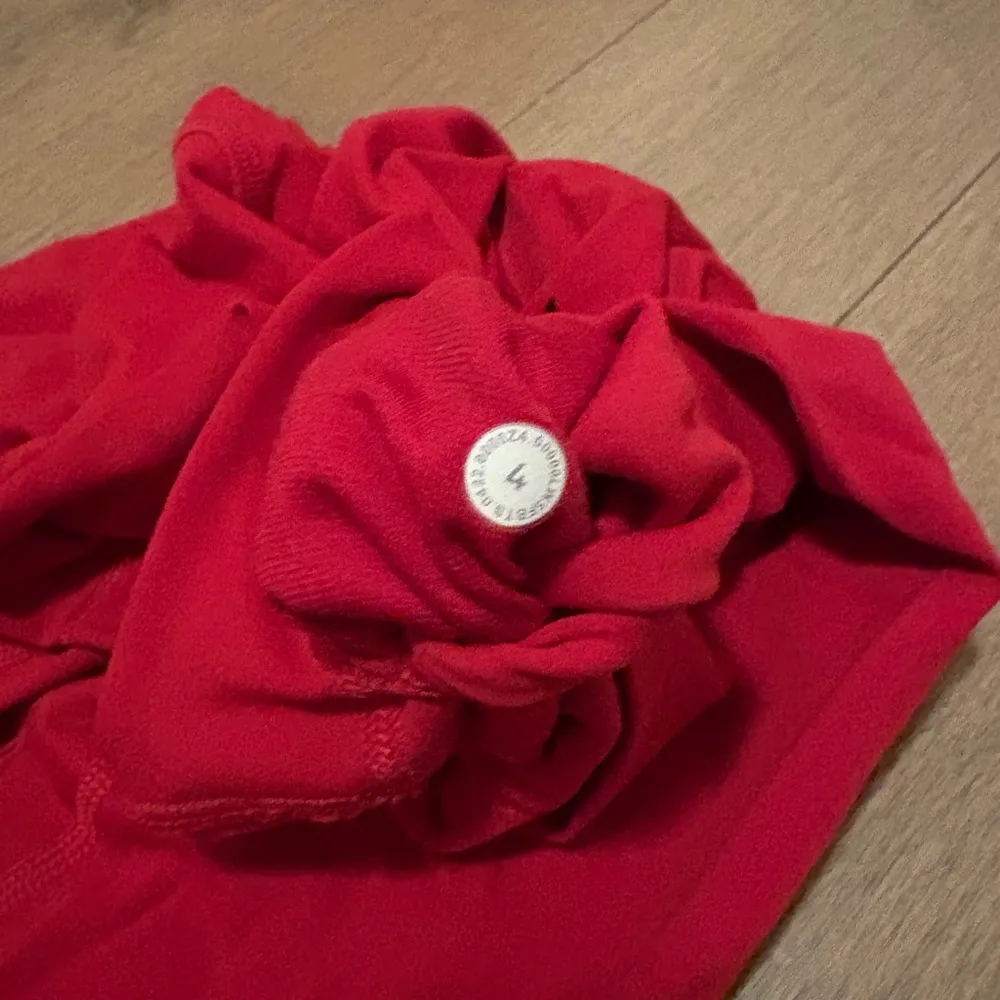 Red lunar new year gold logo lululemon leggings - Image 3