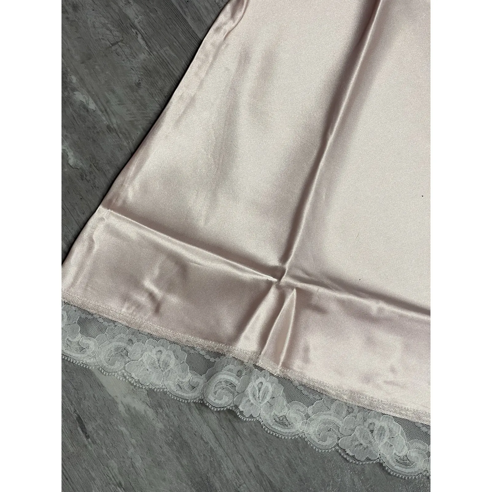 Vintage Private Treasures By Avon Camisole, L Red Nylon Lace‎ Lingerie Z - Image 5