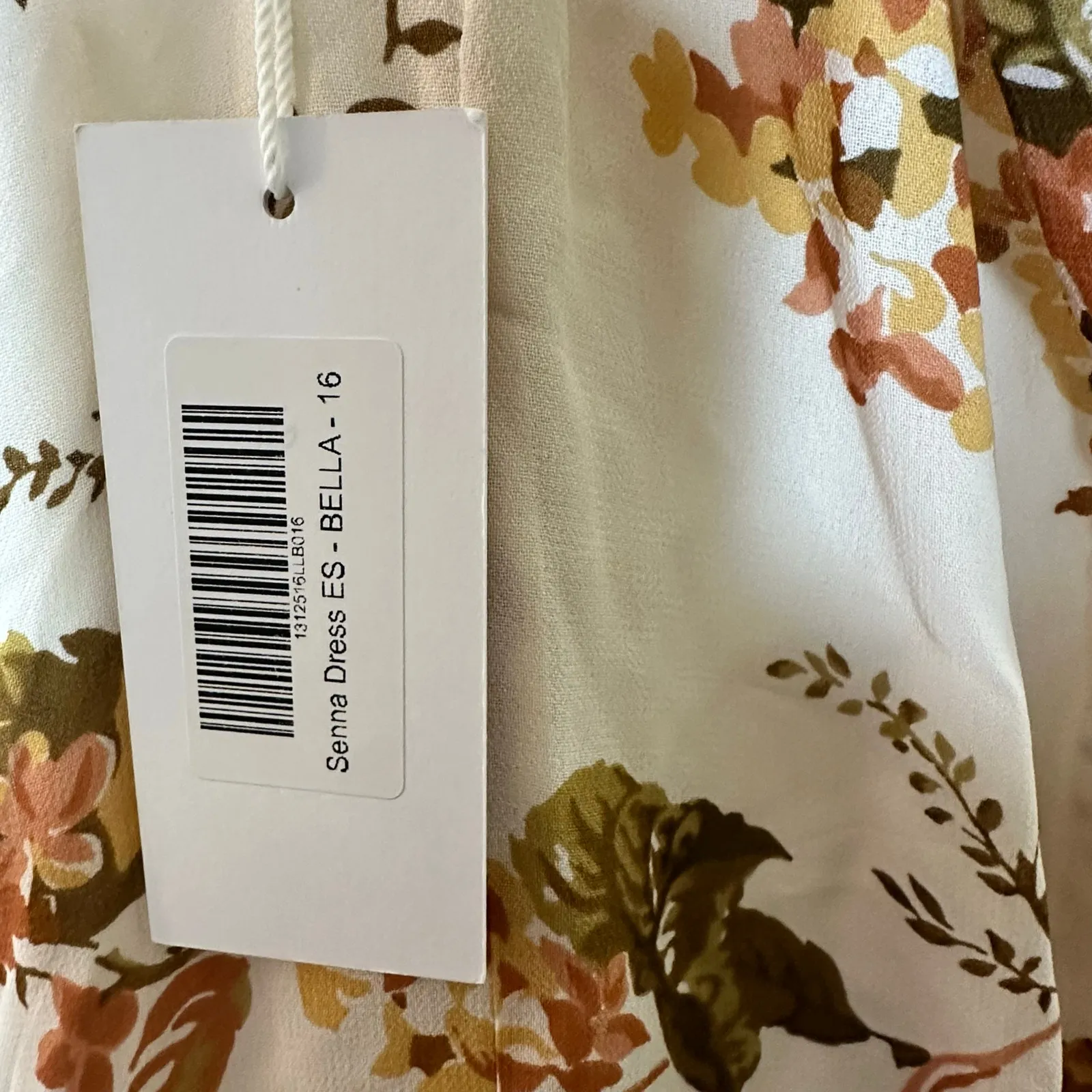 NWT Reformation Senna Floral Maxi Dress in Bella Cream - Image 8