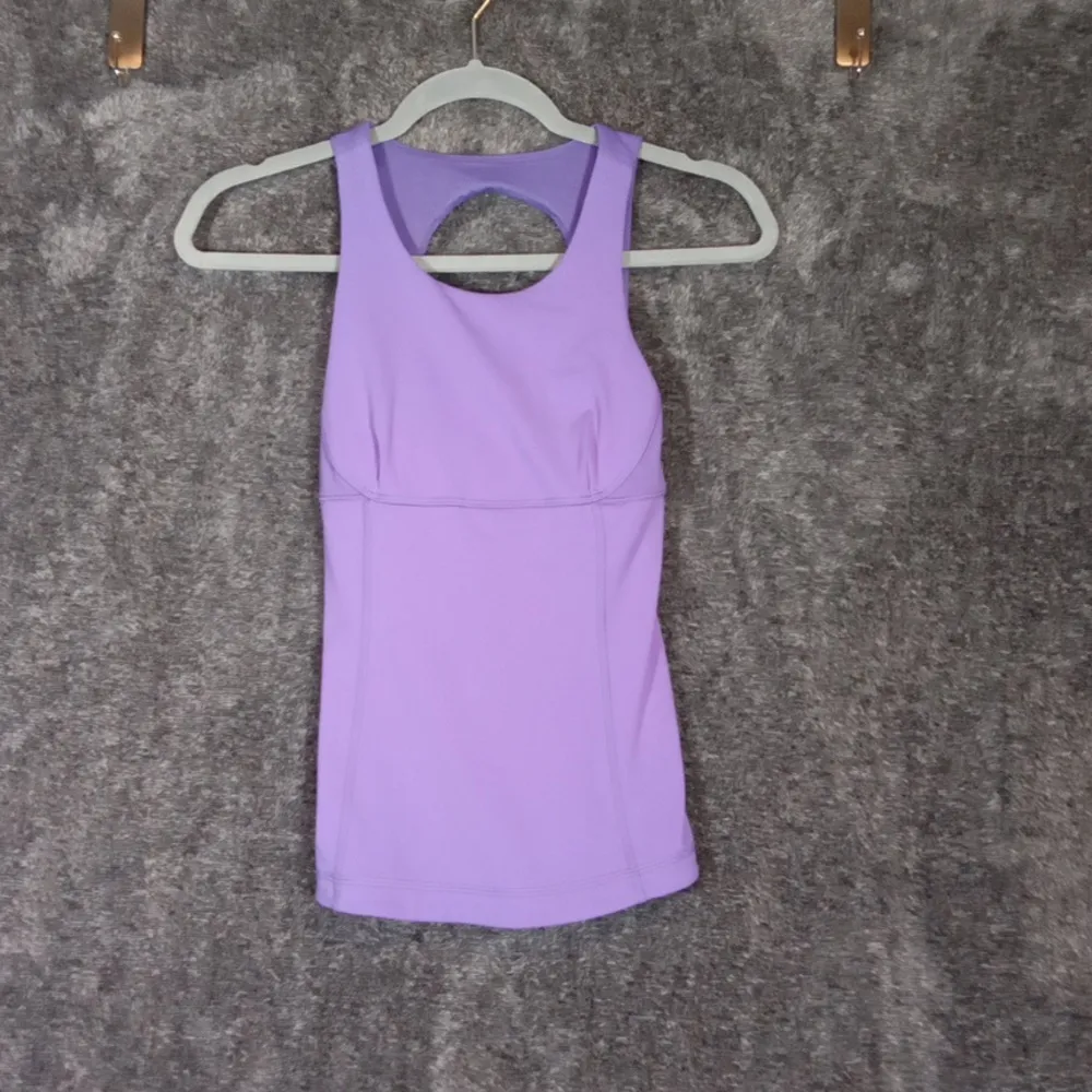 Lululemon Athletica Swank Tank In Power Purple Top Gym Running Womens Size 4 - Image 3