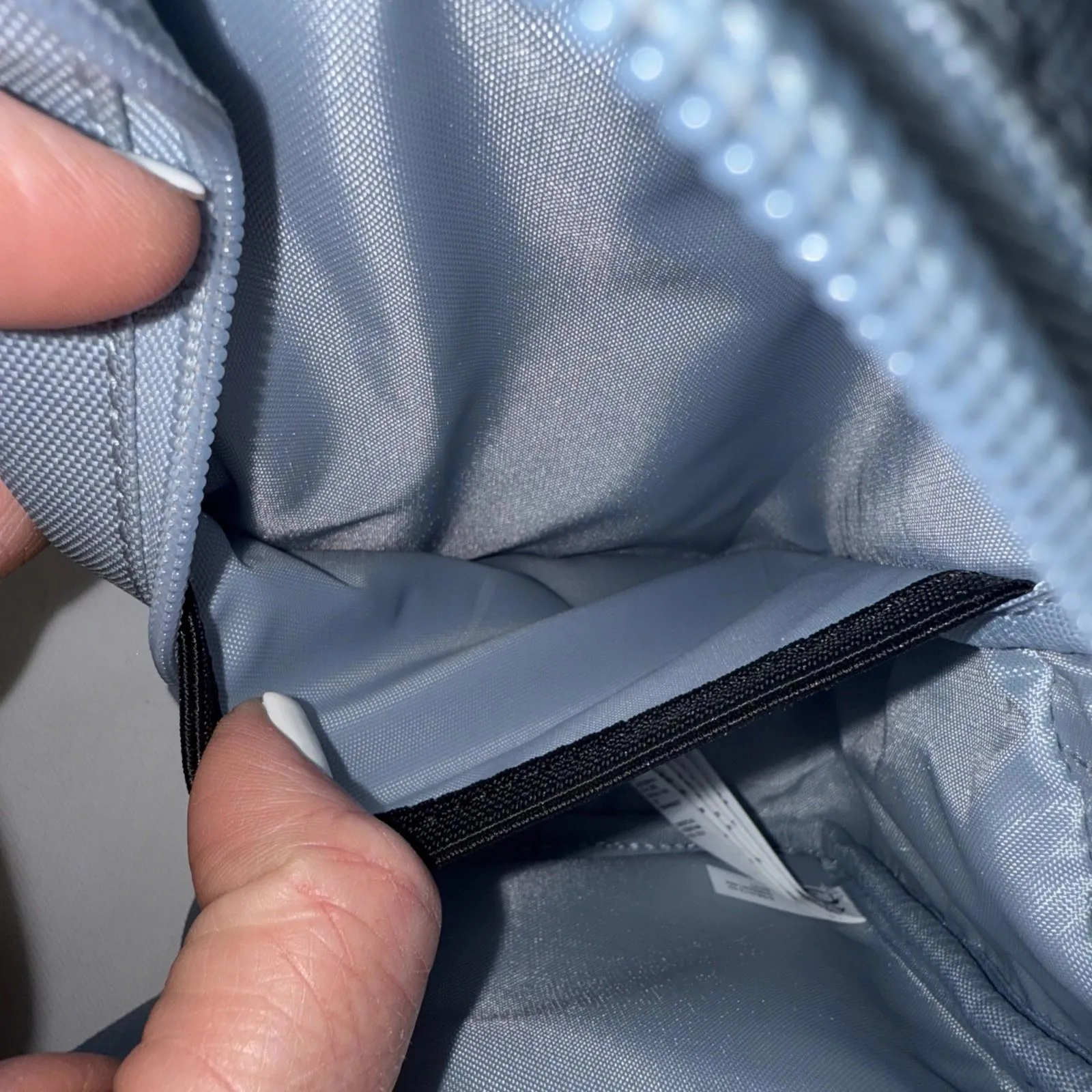 ATHLETA GIRL Preppy Purse Limitless Convertible Mini Bag Belt Blue Fanny Pack - Image 12