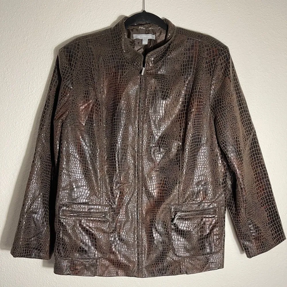Ny Collection  Reptile Print‎ Jacket - Image 8