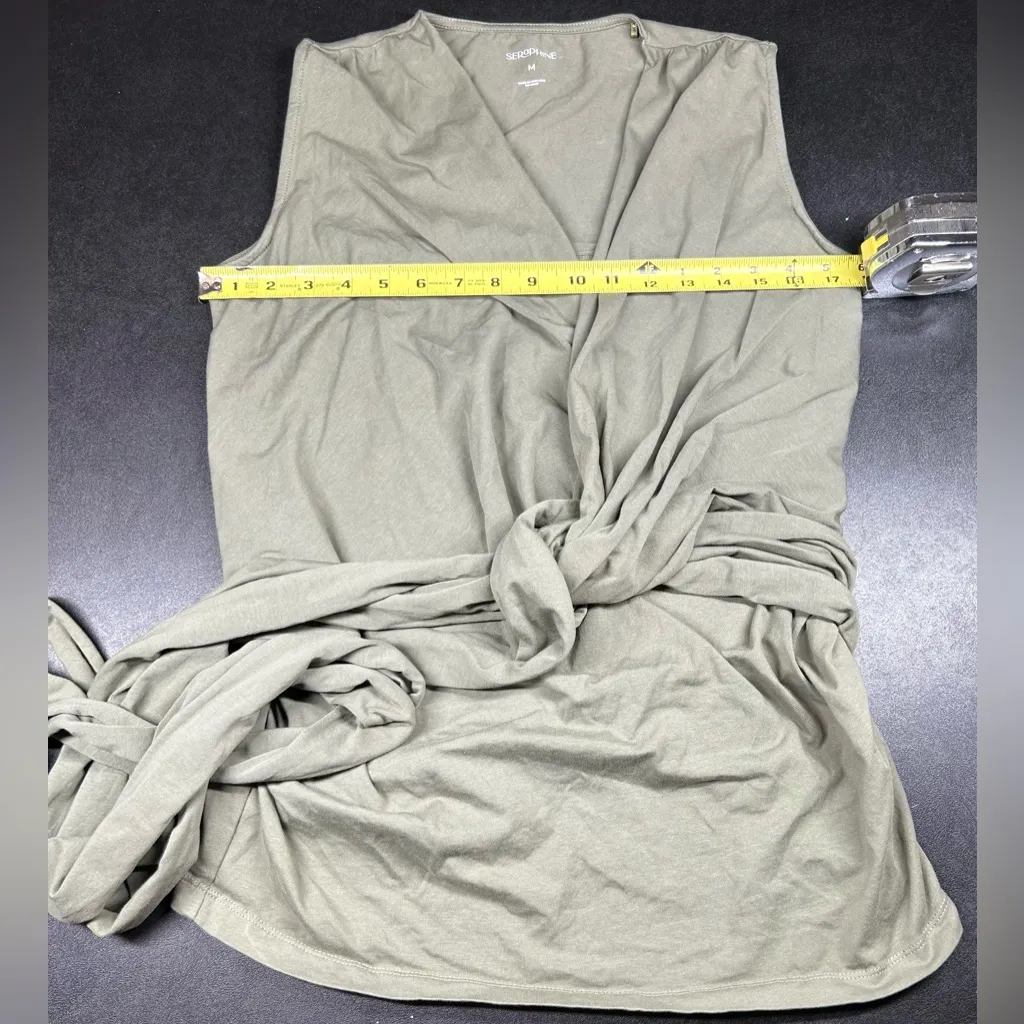 Seraphine Size M Skin To Skin Babywear Sleeveless Green Winfrid Top Size M - Image 5