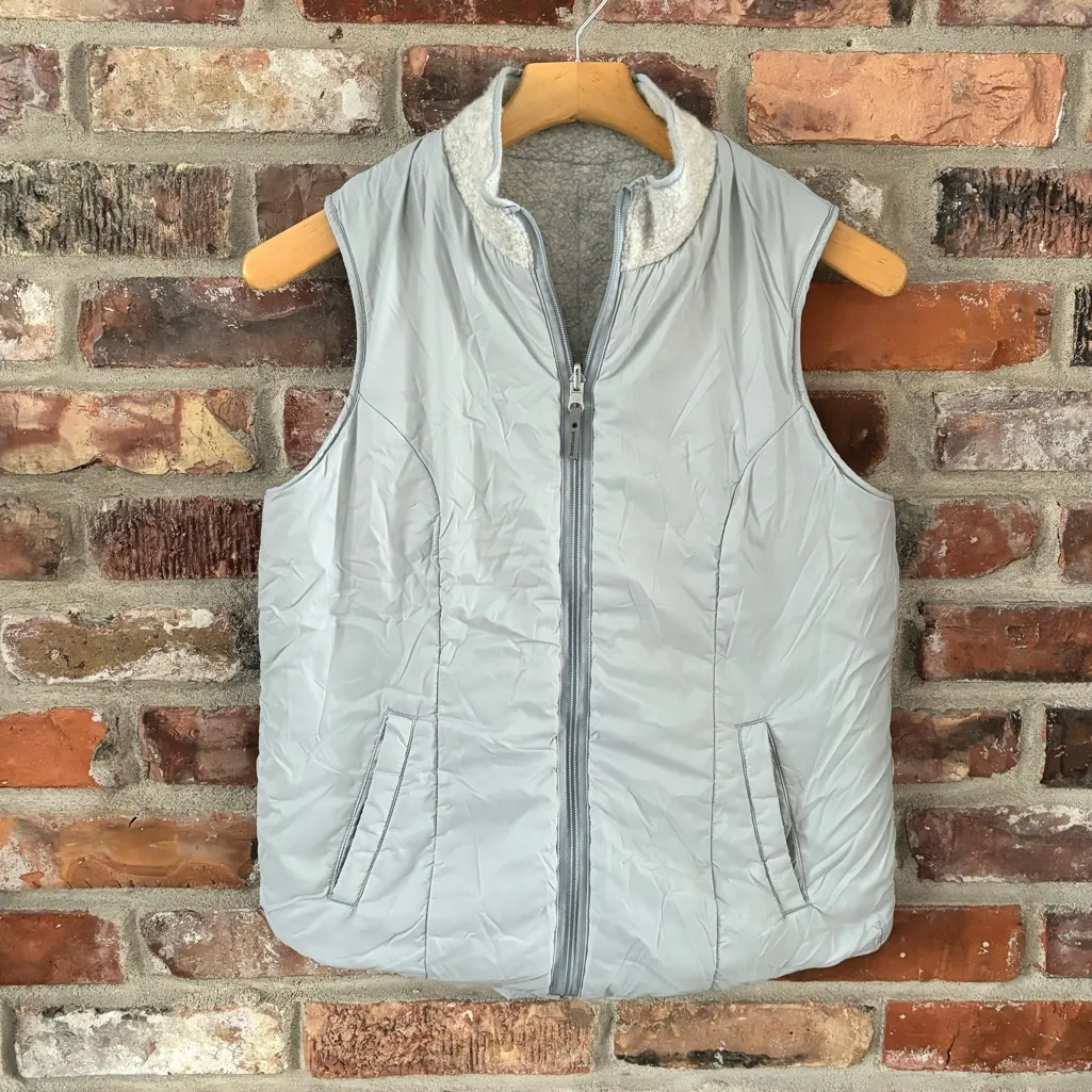 Smartwool Gray Anchor Line Reversible Vest, M - Image 4