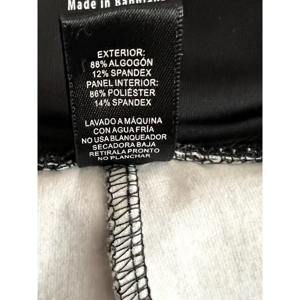 Casablanca Large black & white capri leggings with geometric print - Image 5