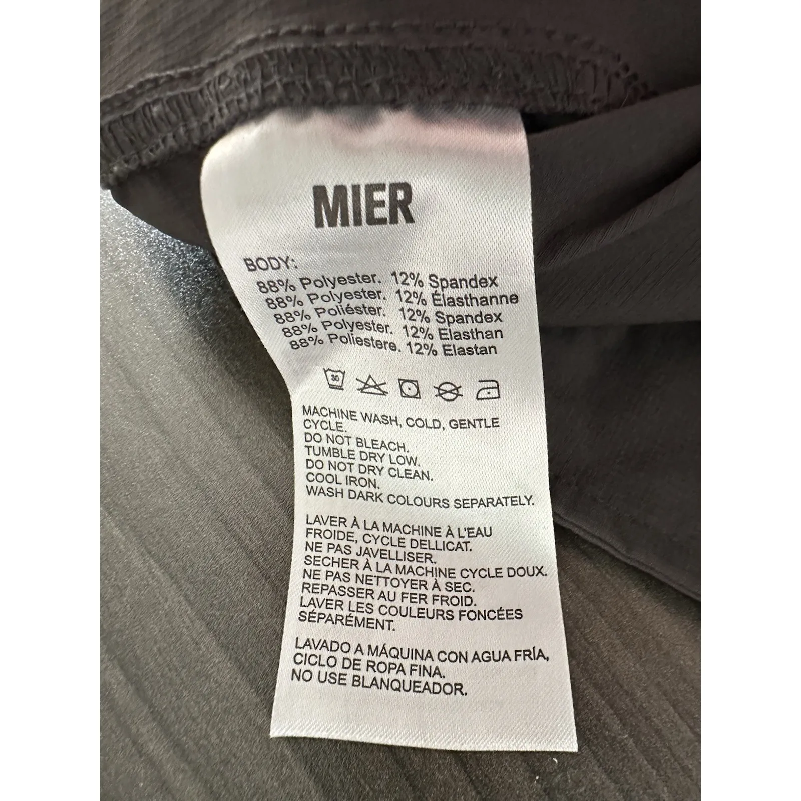 MIER Womens Lightweight Quick Dry Cargo Hiking Pants Size 12 Black Outdoor - Image 8