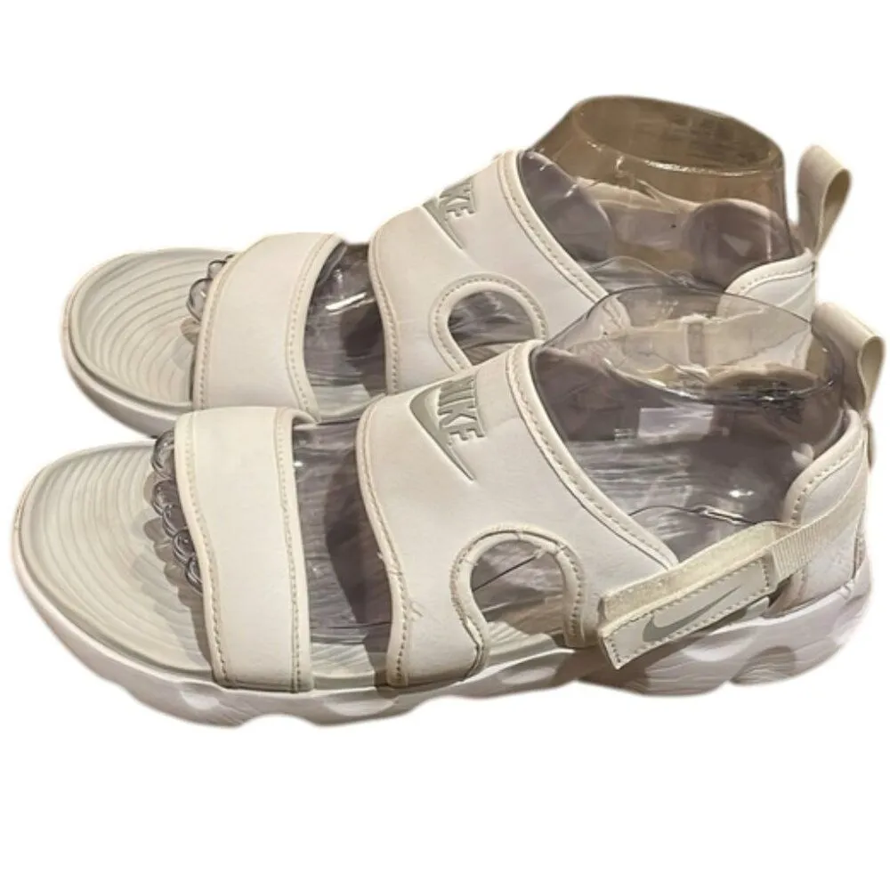 Nike Owaysis White Sandal Shoes Womens Size 9 CK9283-100 Lightweight Comfort - Image 3