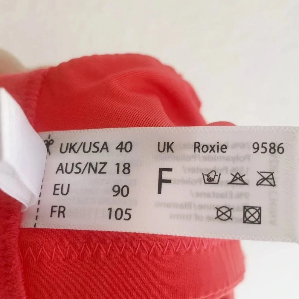 Sculptresse by Panache Roxie Plunge Convertible Underwire Bra Hot Coral 40F - Image 7