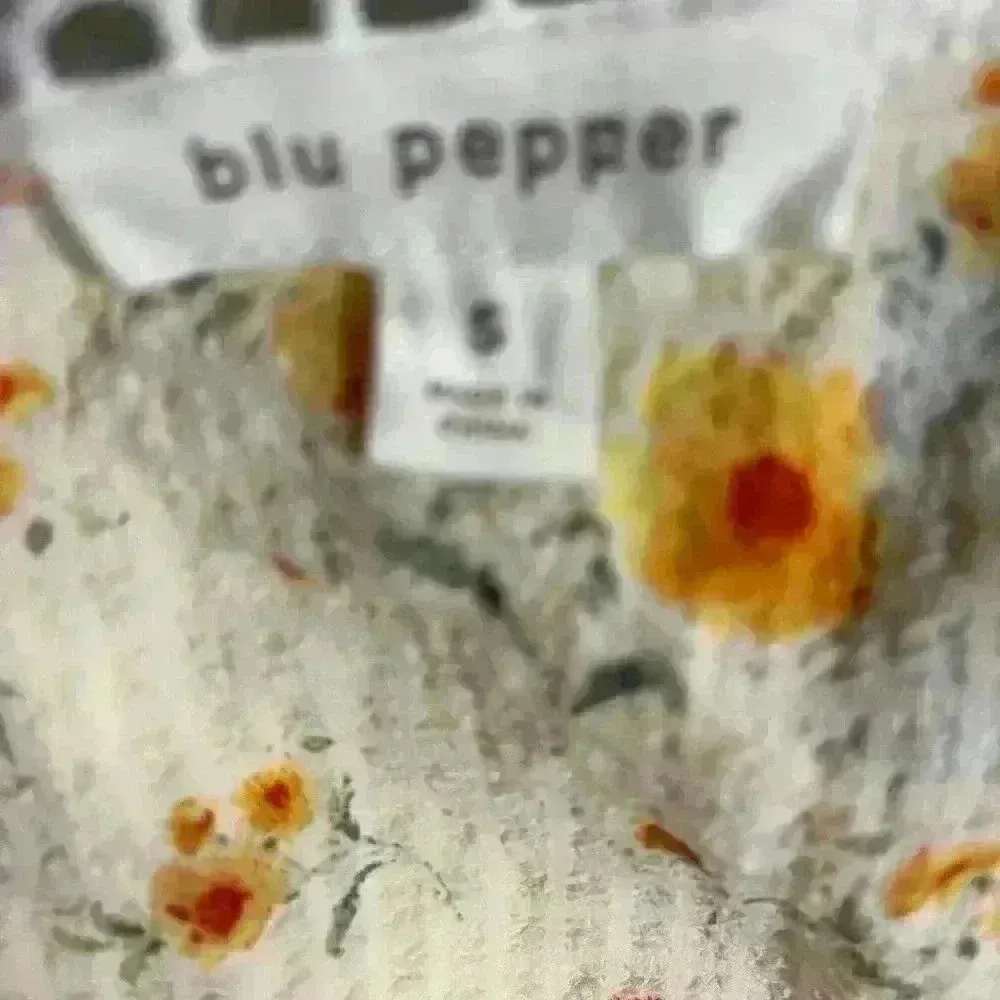 Blu Pepper Floral
 Peplum Blouse - Image 5