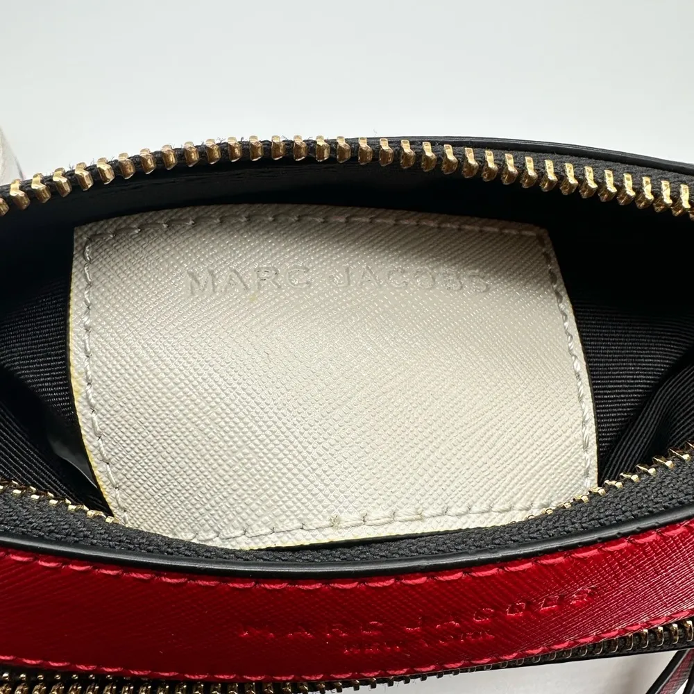 THE SNAPSHOT SMALL CAMERA BAG IN WHITE,BLUE, RED - Image 5