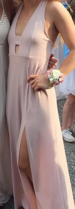 Forever 21 Blush Colored Long Dress - Image 2