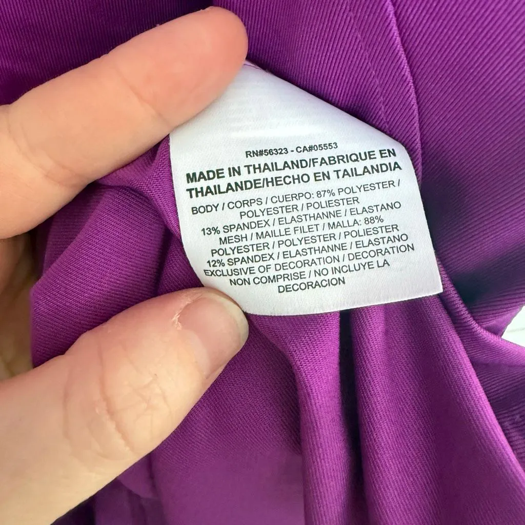 Nike Women’s Medium Coral Purple Athletic Dress - Image 3