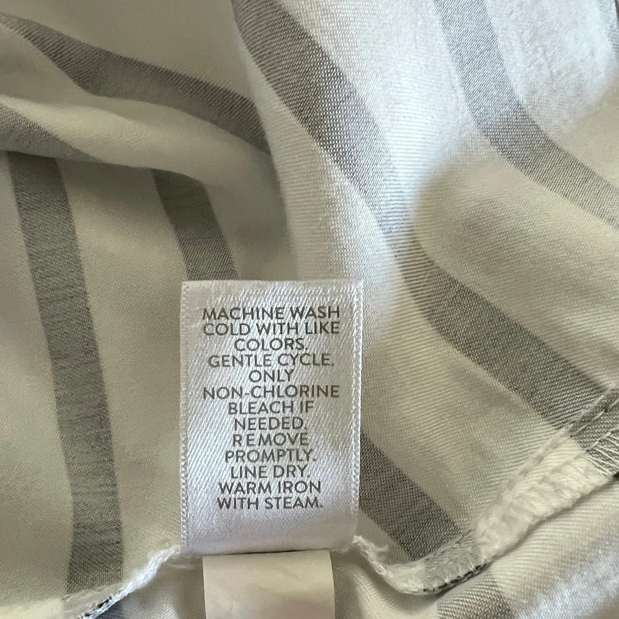 J.JILL Women's 3/4 Sleeve Polo Shirt Sz M Loose Fit White Black Striped Preppy Size M - Image 7