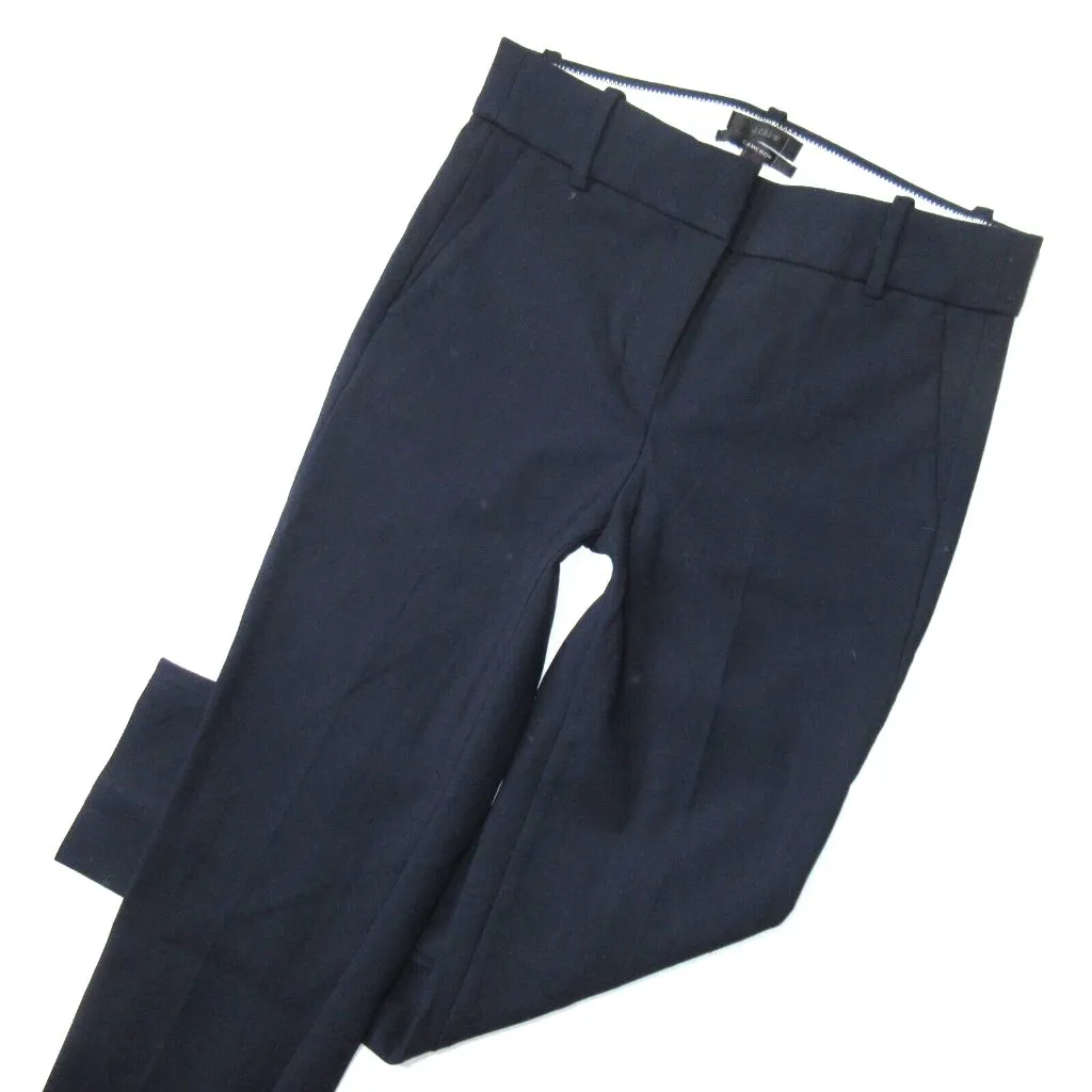 NWT J.Crew Slim Crop Cameron in Navy Blue Four Season Stretch Pants 4 - Image 2
