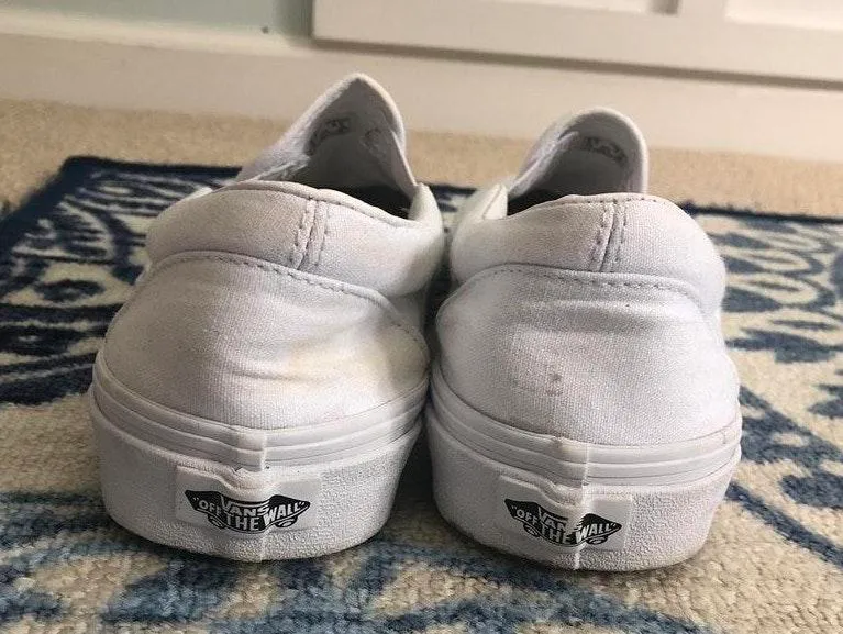 Vans White Slip On - Image 4