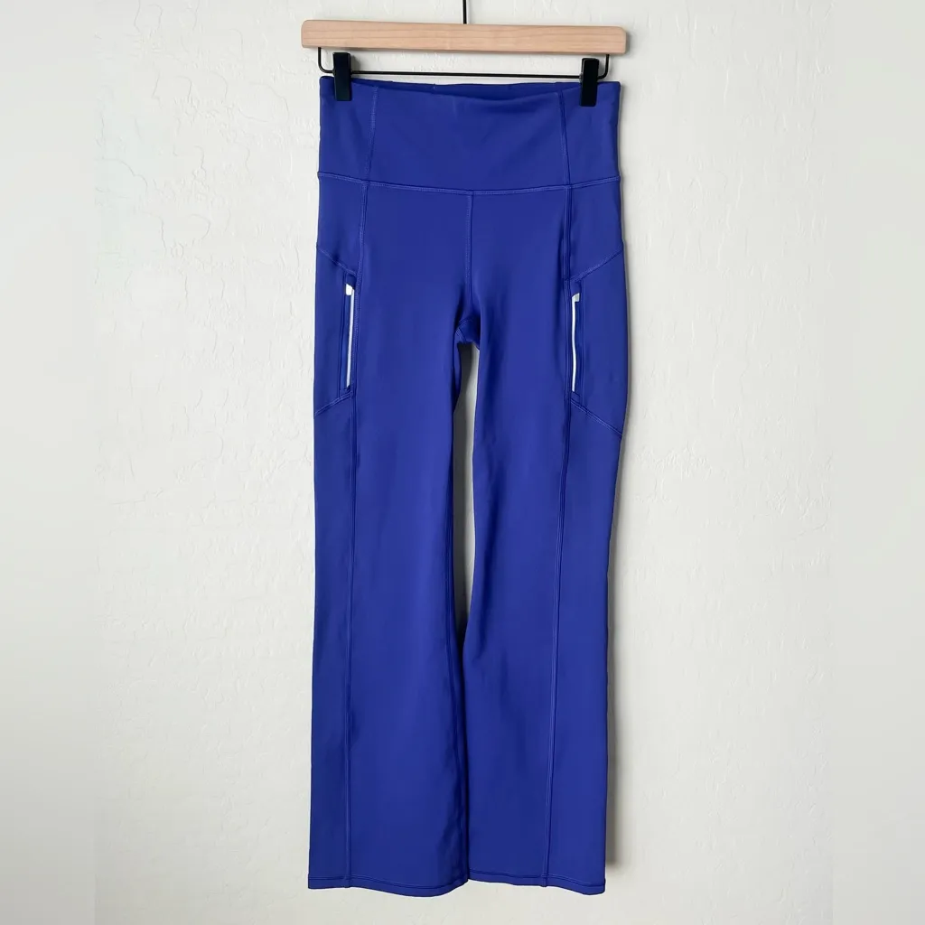 Athleta rainier bootcut fleece lined pants small reflective - Image 4