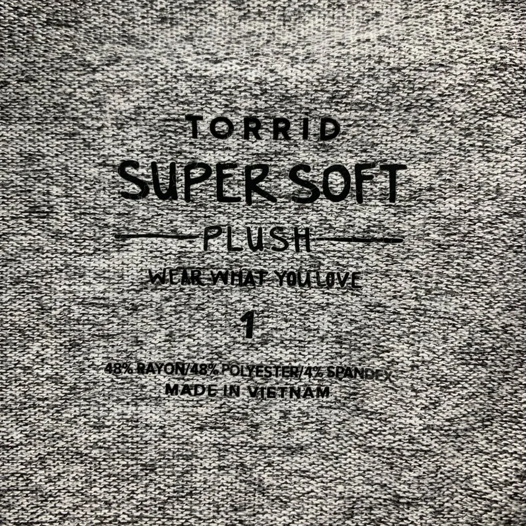 Torrid Gray Heather Super Soft Plush Cowl Neck Tunic Sweater 1X - Image 4