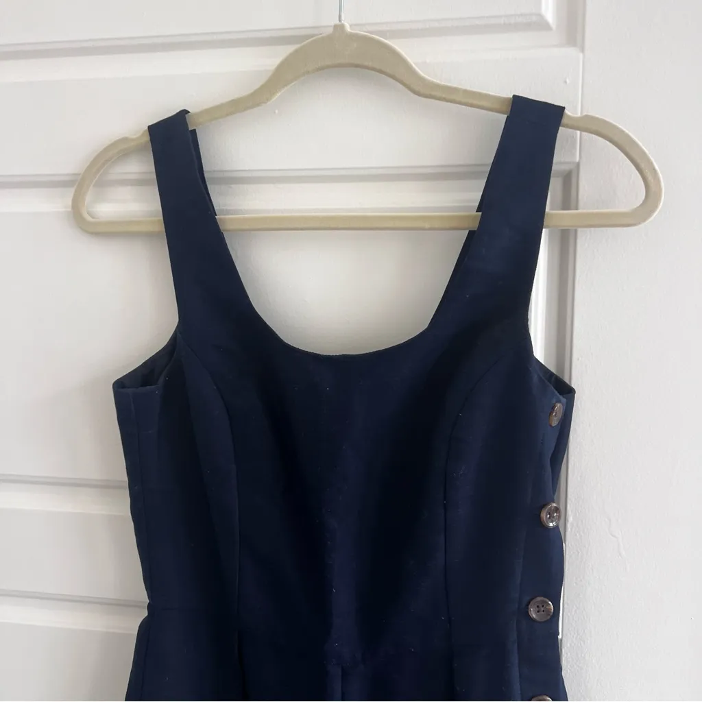 Habitual Navy Scoop Neck Jumpsuit - Image 4
