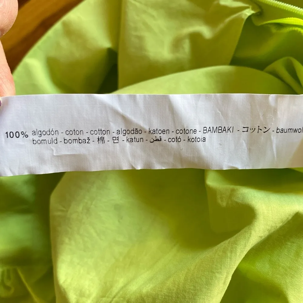 ZARA strapless poplin top Sz L - Image 9