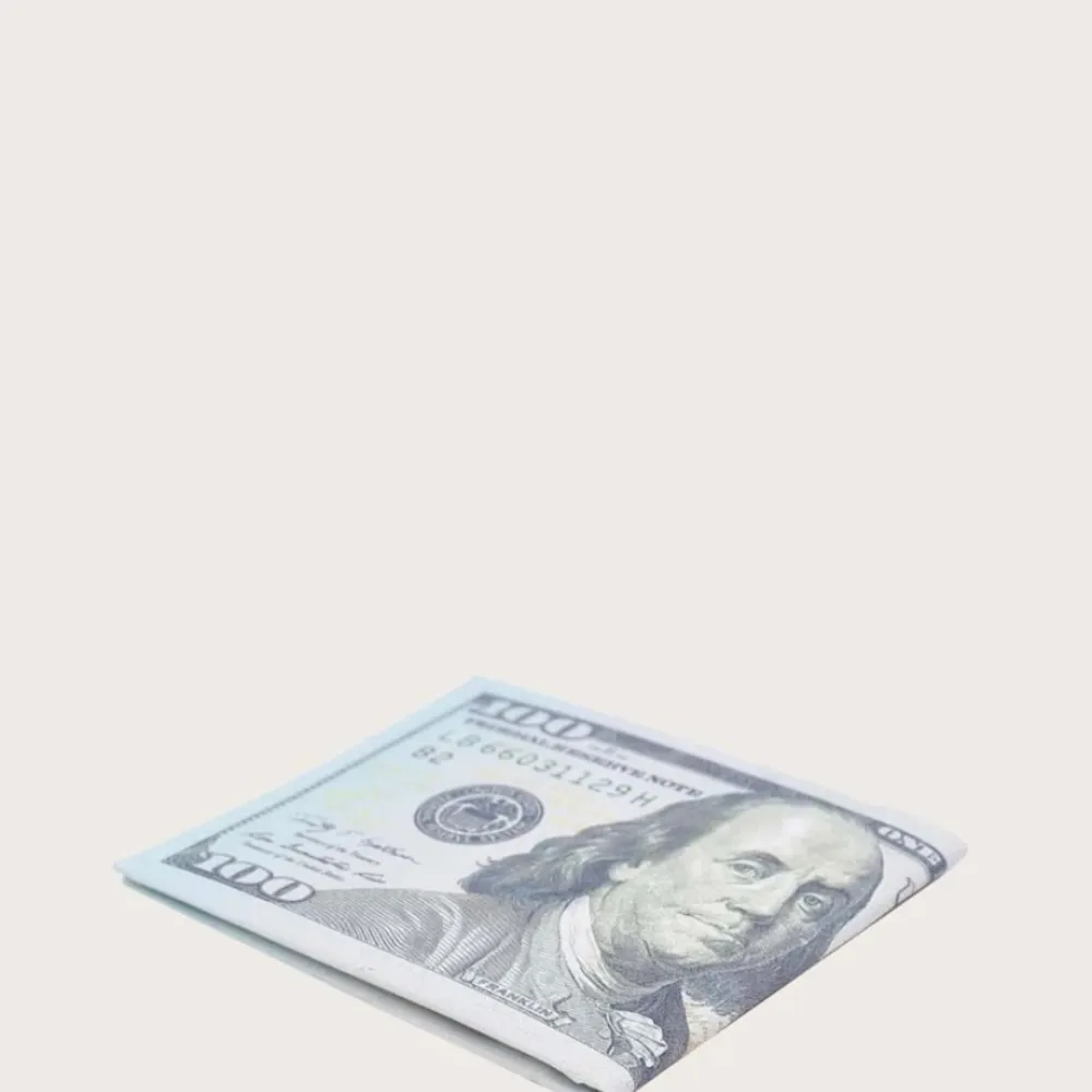 Money $100 bill print wallet Green - Image 3