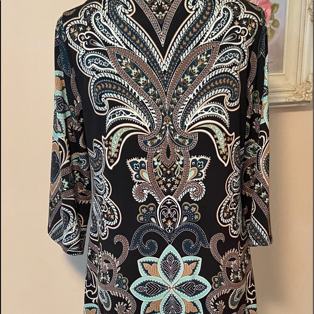 Nice lined dress 🌷🌷🌷 Black Size L - Image 2