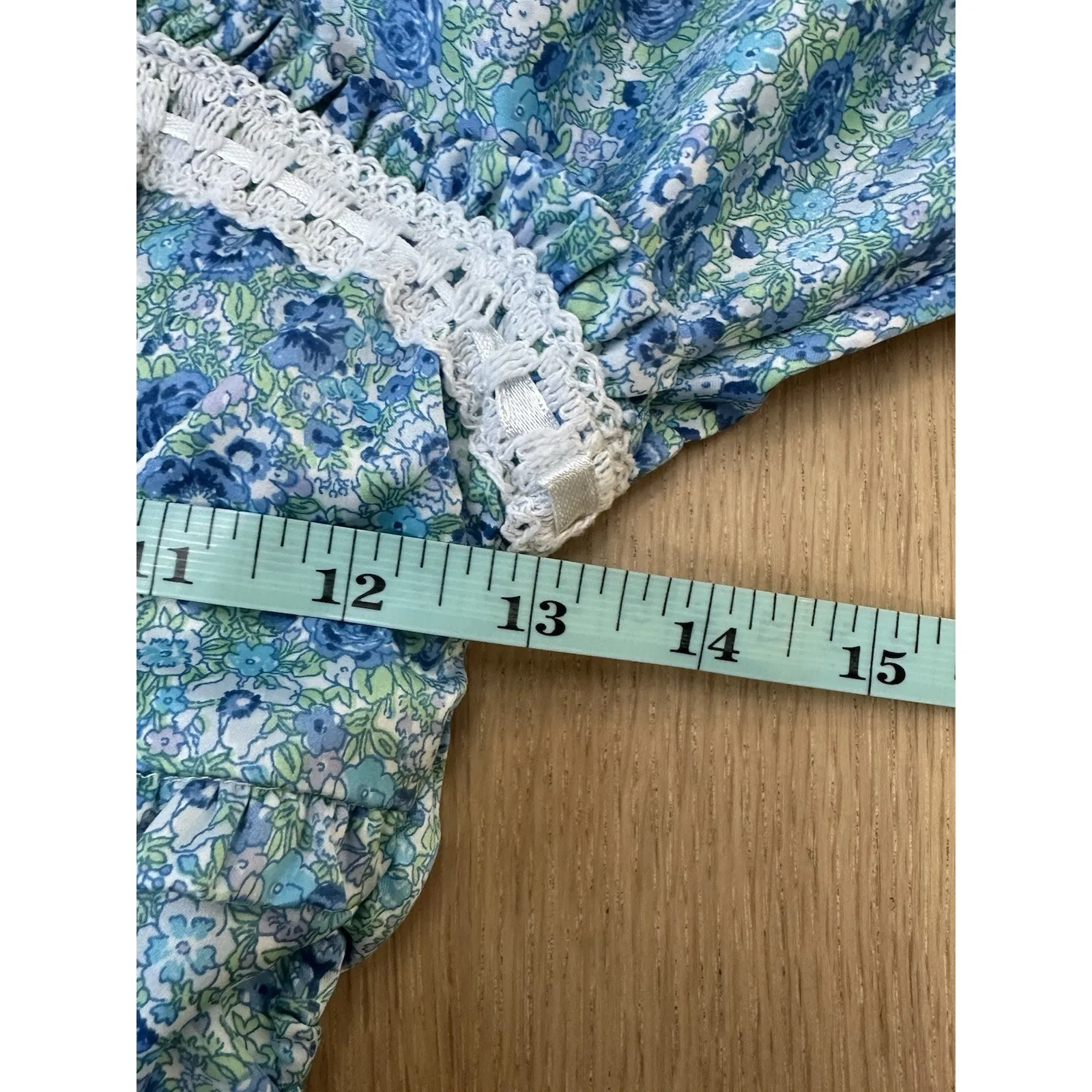 For Love & Lemons Alana Ruched Floral Mini Dress Size Small 2486 - Image 7