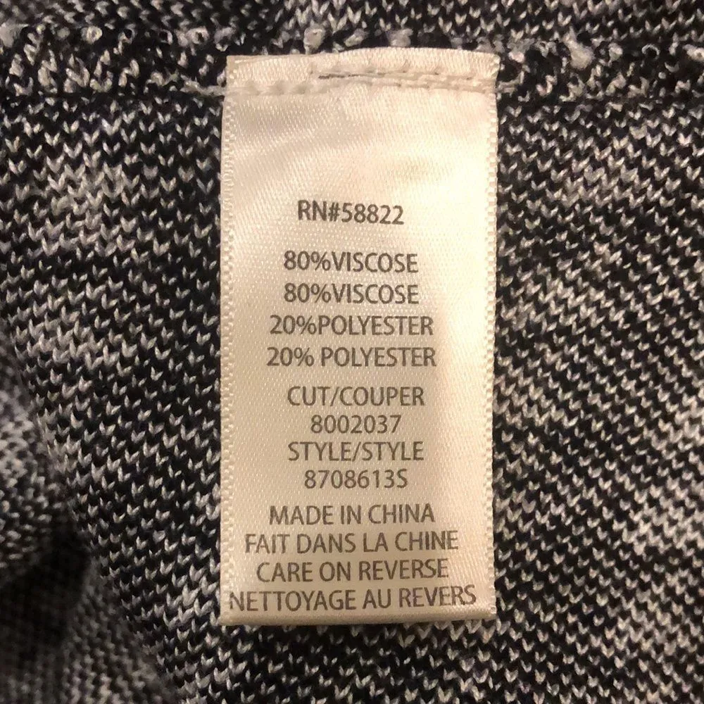 MAX STUDIO Soft Knit Houndstooth A-Line Skirt Sz Ssshgg - Image 8