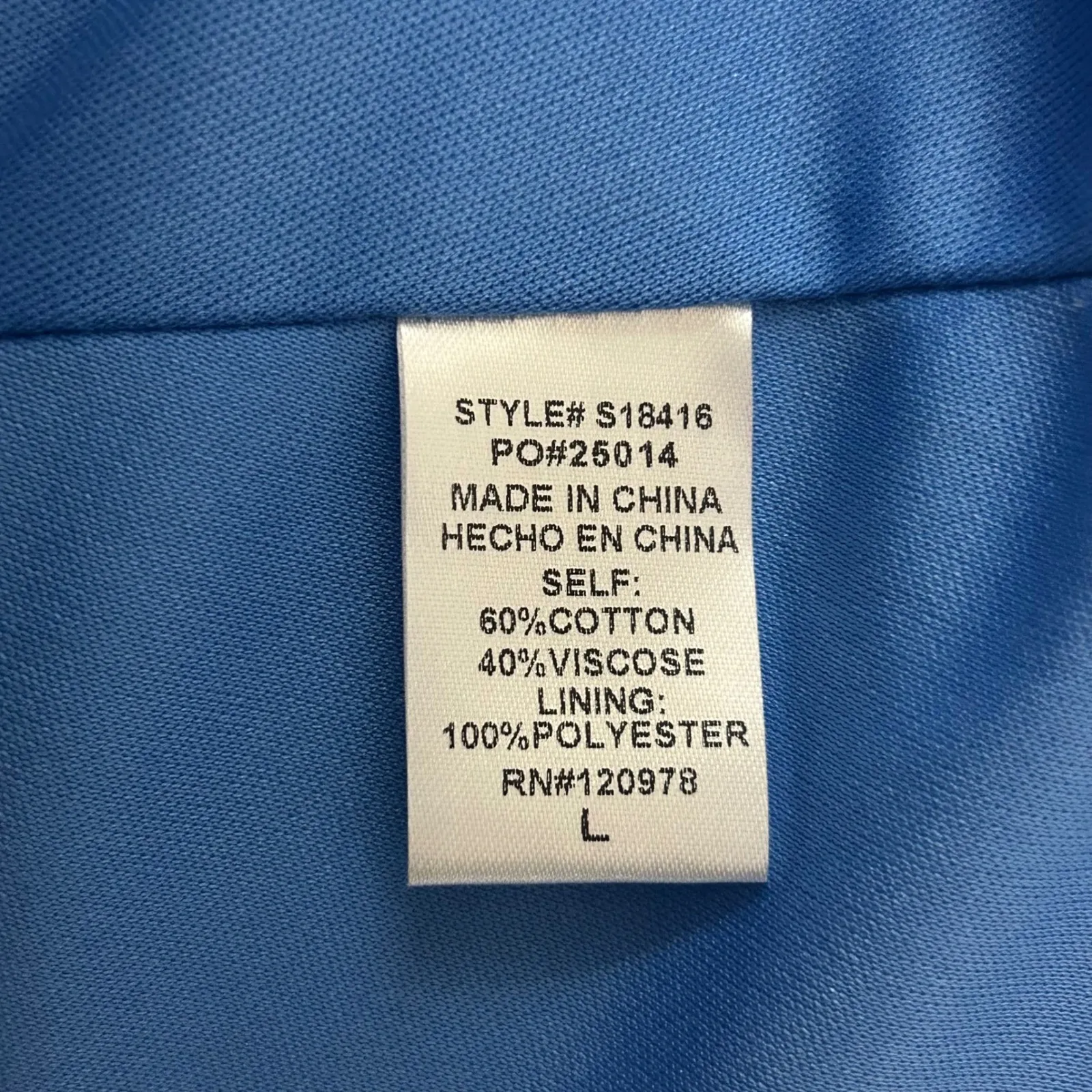 Entro Sz L Blue Folk Floral Tiered Maxi Skirt Boho Festival Hippie Teacher Flowy - Image 6