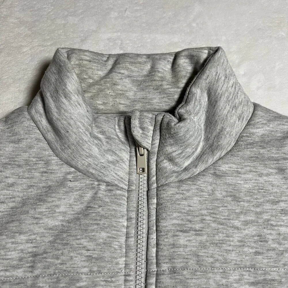 THREE DOTS Quilted Full Zip Puffer Jacket Size Small **SMALL FLAW** Winter - Image 3