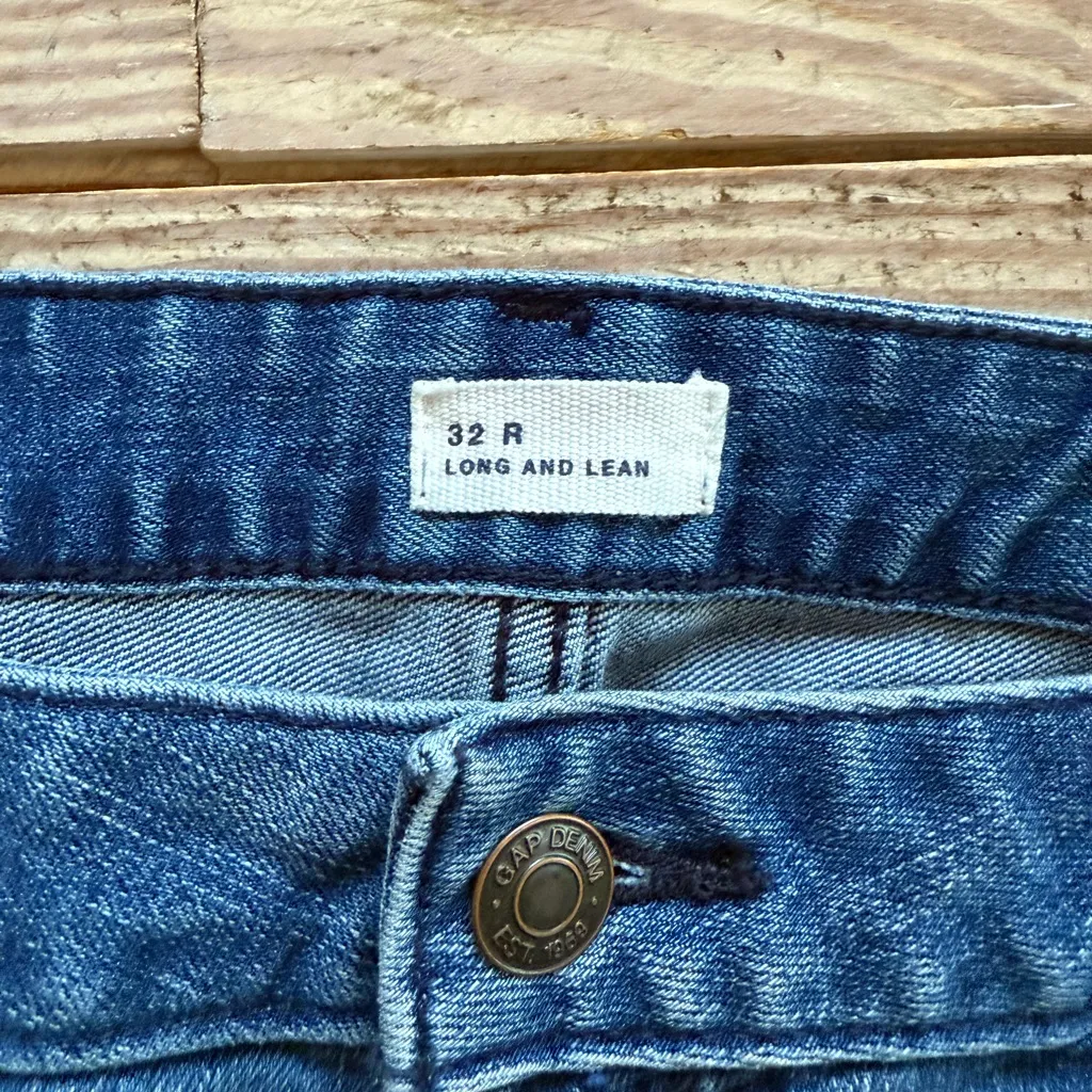 Gap long & lean jeans size 32 - Image 2