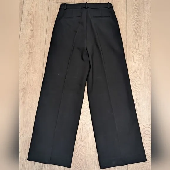 J. Crew NWT Carreman Classic Black Wide Leg Trouser Pants - Image 6