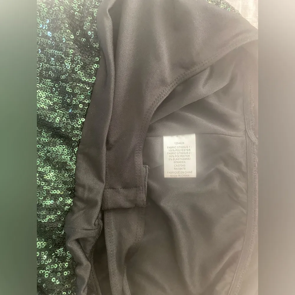 BODY SUIT (L)  BY RACHEL ZOE Sequin Long Sleeve Wrap Top  Large NWOT - Image 9