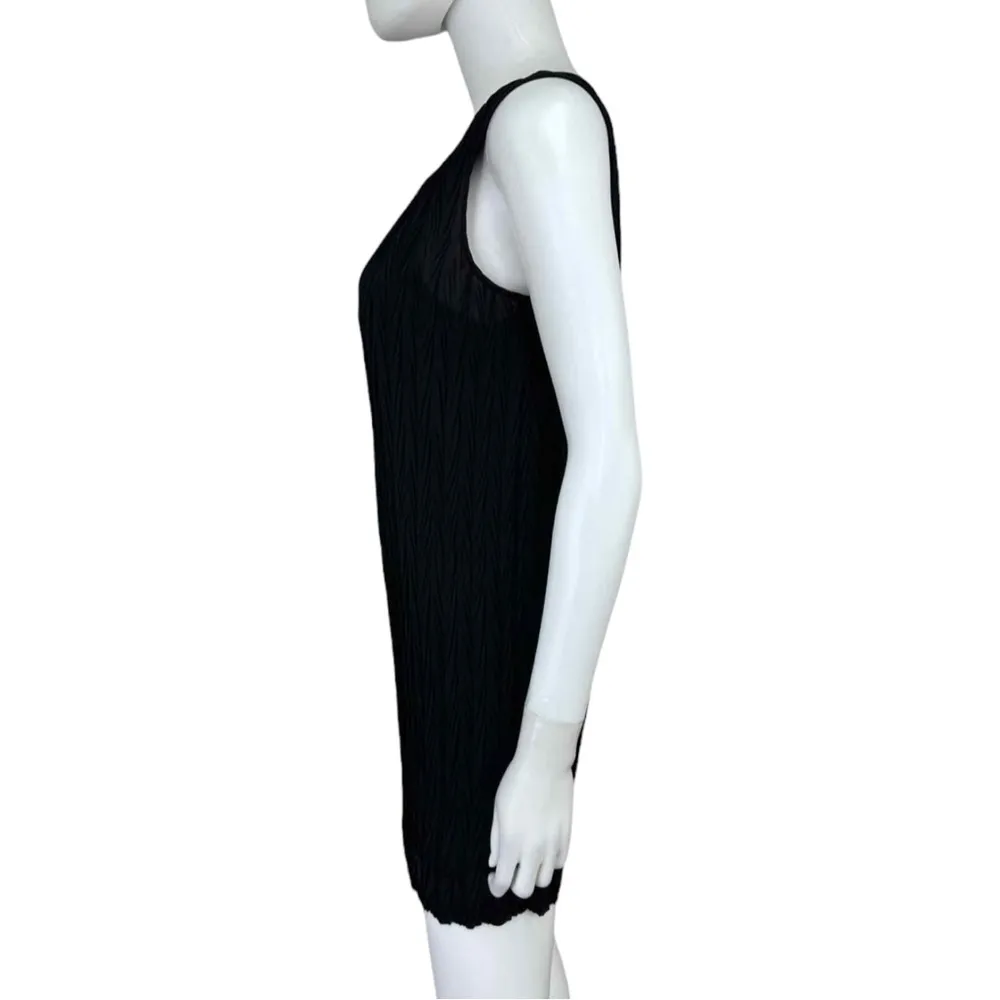 Vivienne Tam Black Textured Pattern Dress Size 1 - Image 4