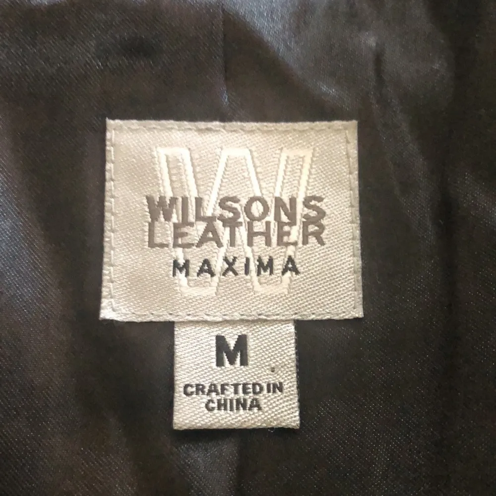 VTG Wilson Maxima Black Buttery Leather Vest M Full Zip Side Lace Up Festival - Image 3