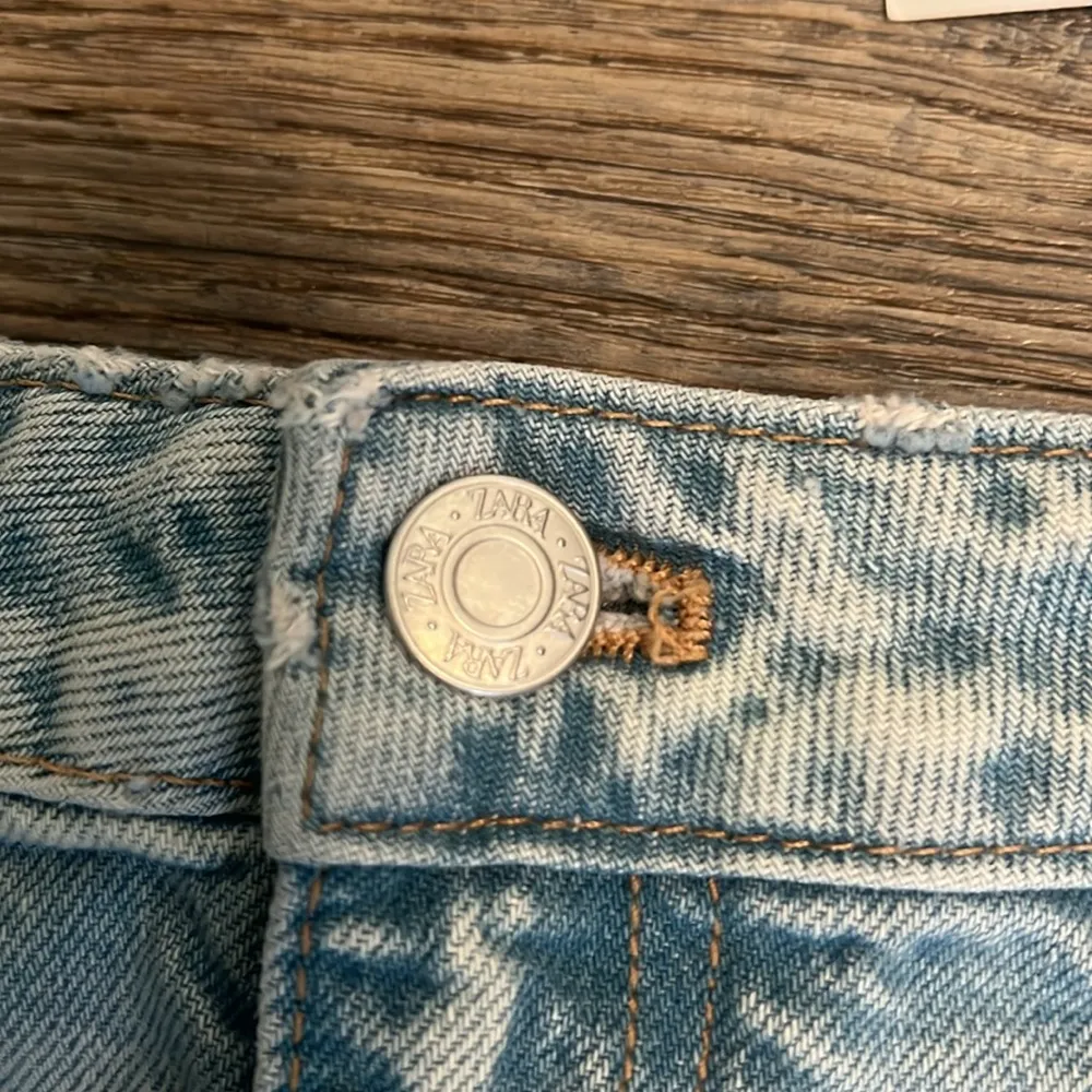 ZARA Crop Denim Jean Spaghetti Strap Top - NWT - Image 11