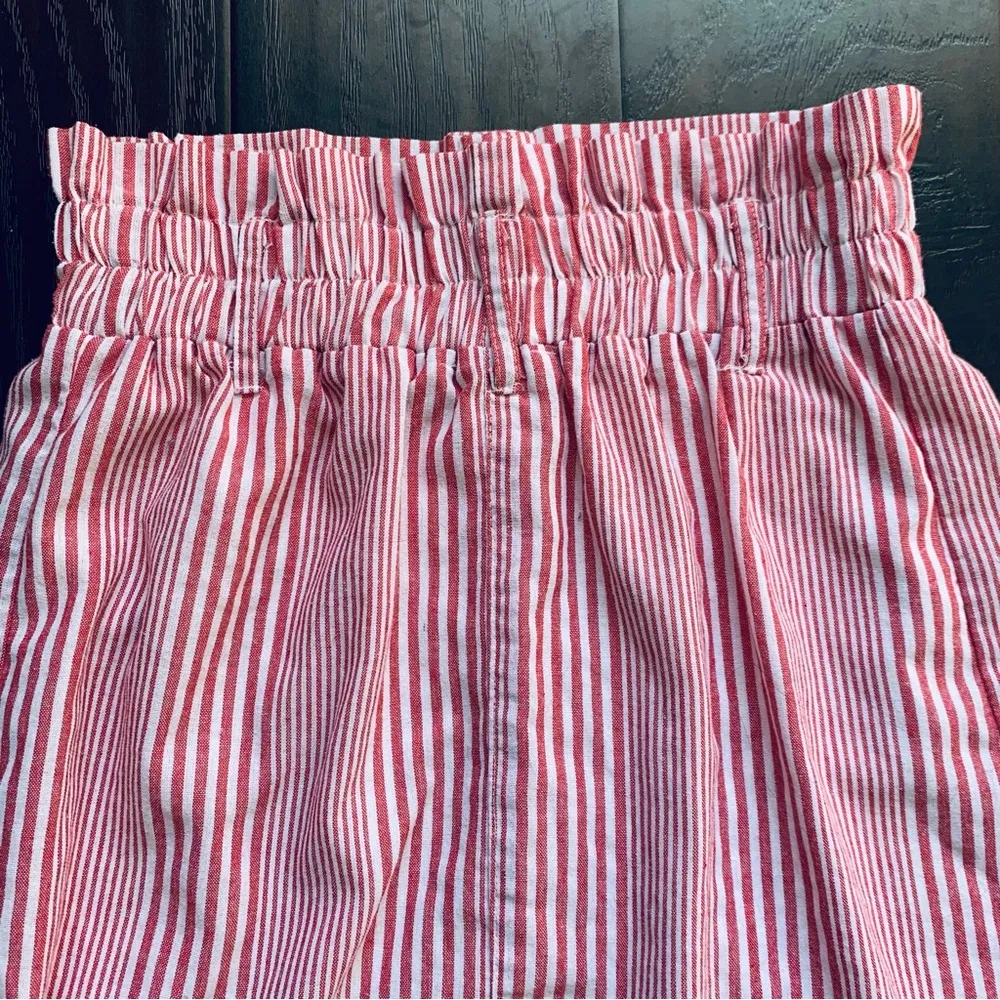 Boutique Brand FAVLUX Fashion Pink & White Striped High-Waisted Pencil Skirt | L - Image 7