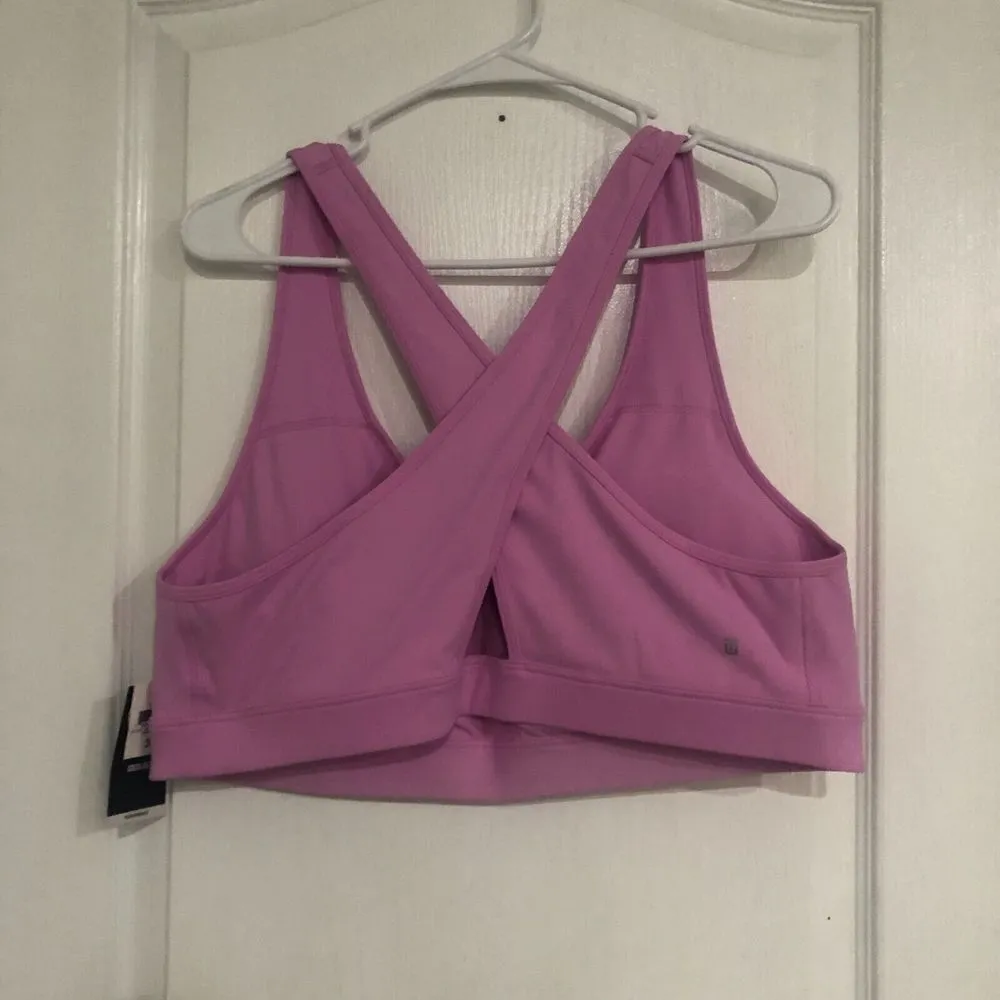 Ideology Women’s Sports Bra Athletic Cross Back Removable Pads Pink Plus Size 3X - Image 6