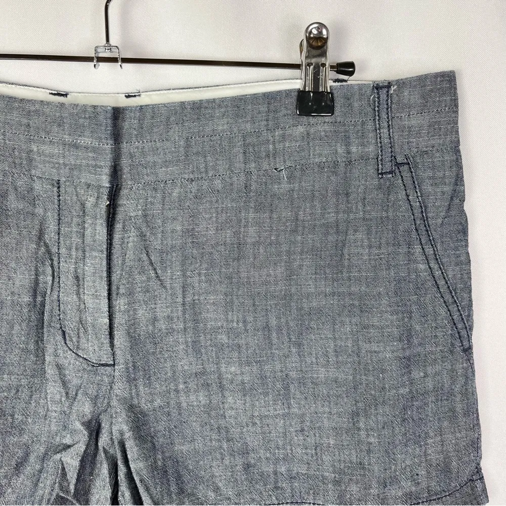 J. Crew Blue 3" Chambray Chino Shorts 8 - Image 3